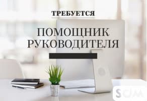Требуется помощник руководителя!
